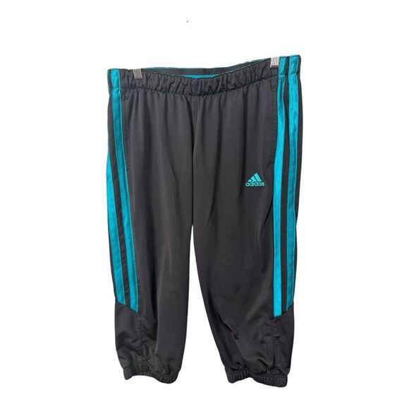Adidas size large cropped track pants - Picture 1 of 7